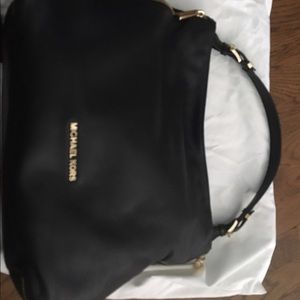 Michael Kors black leather purse