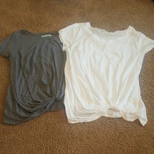 Knotted Short Sleeve Shirt