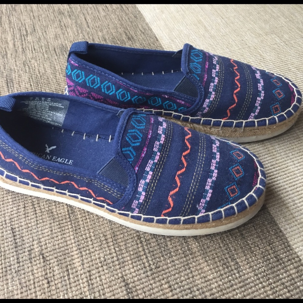 American Eagle platform Espadrilles