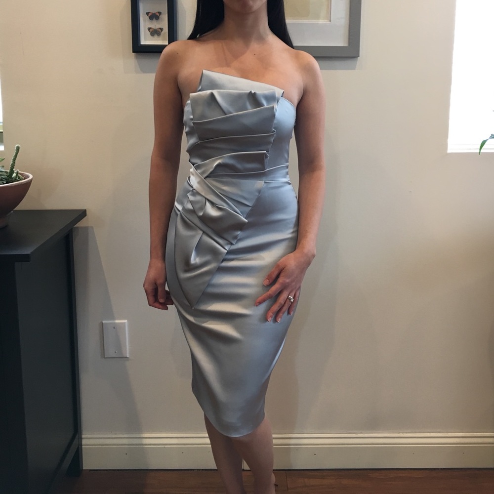 Karen Millen Silver Cocktail dress