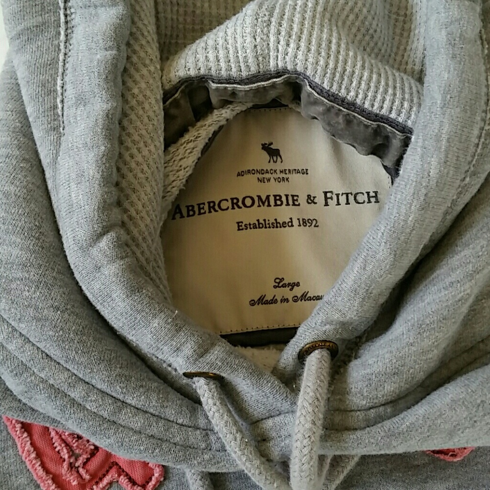 Gray A&F sweatshirt - Picture 3 of 5