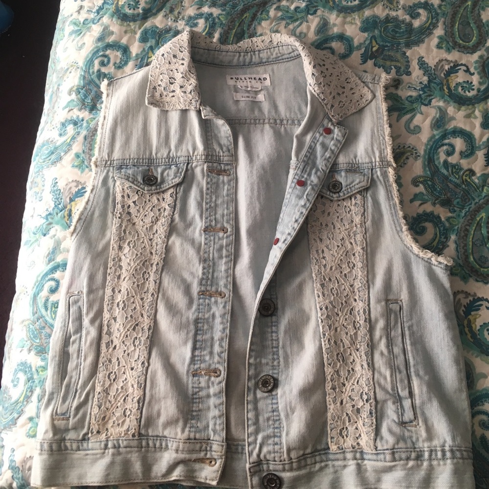 Top/coverup/denim