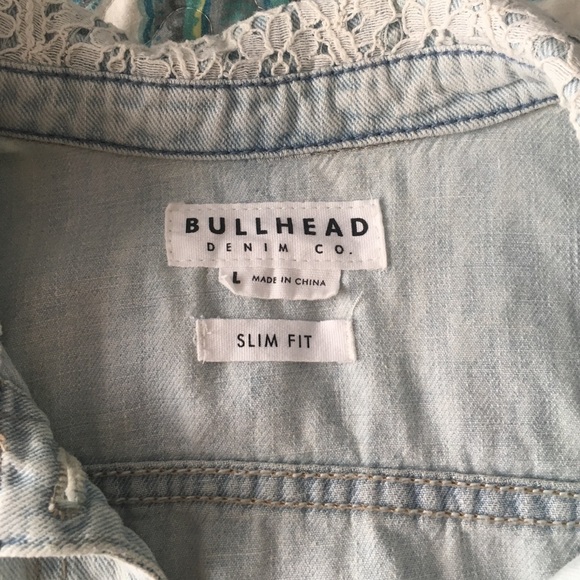 Top/coverup/denim - Picture 2 of 3