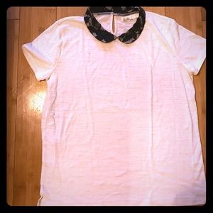 Madewell t-shirt with detailed collar