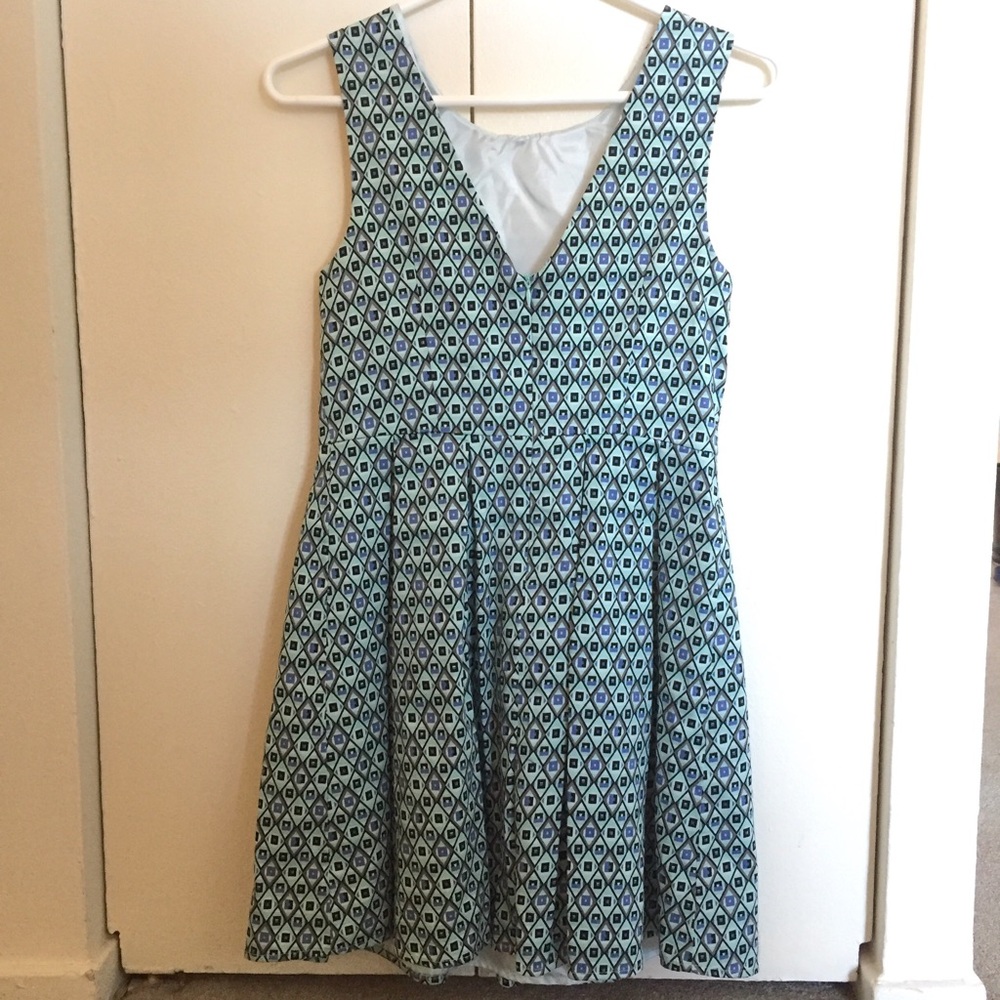 Blue/Turquoise/Aqua flared dress 💙💚💎 - Picture 2 of 2