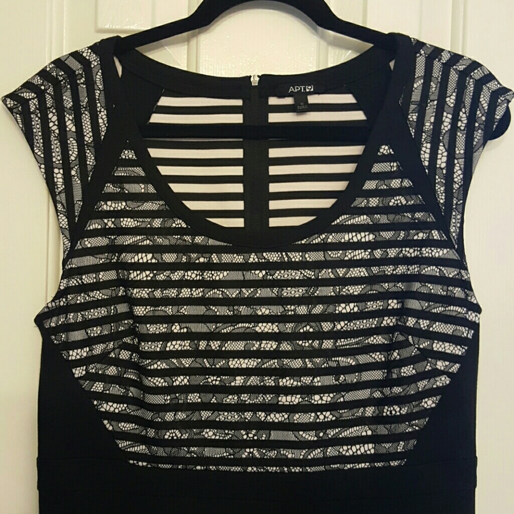 Apt 9 striped dress
