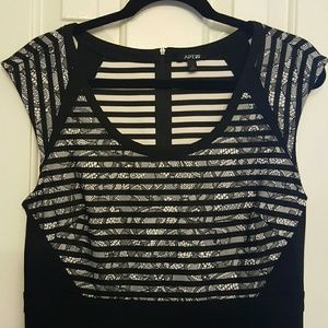 Apt 9 striped dress