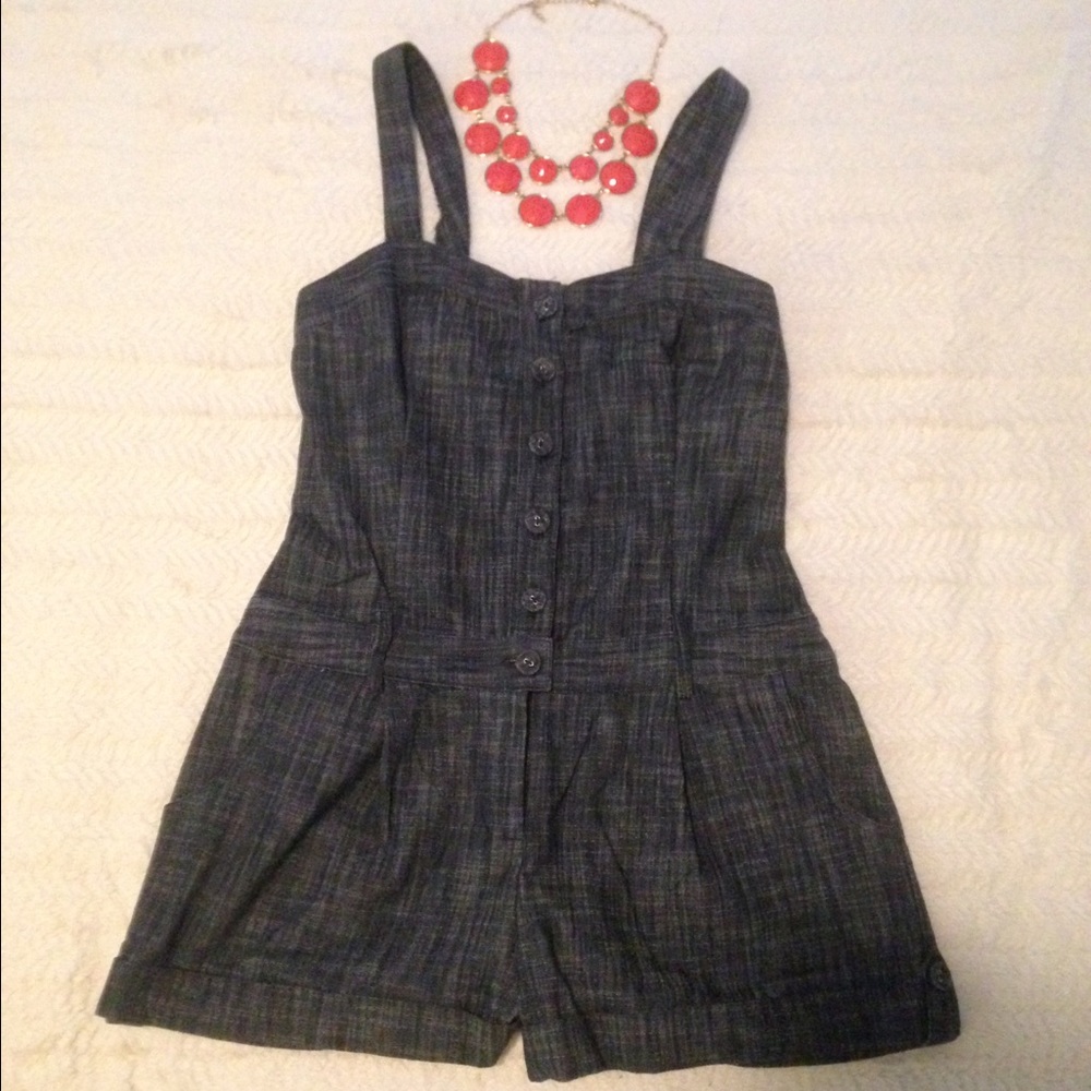 SALEChambray Shorts Jumper Size M