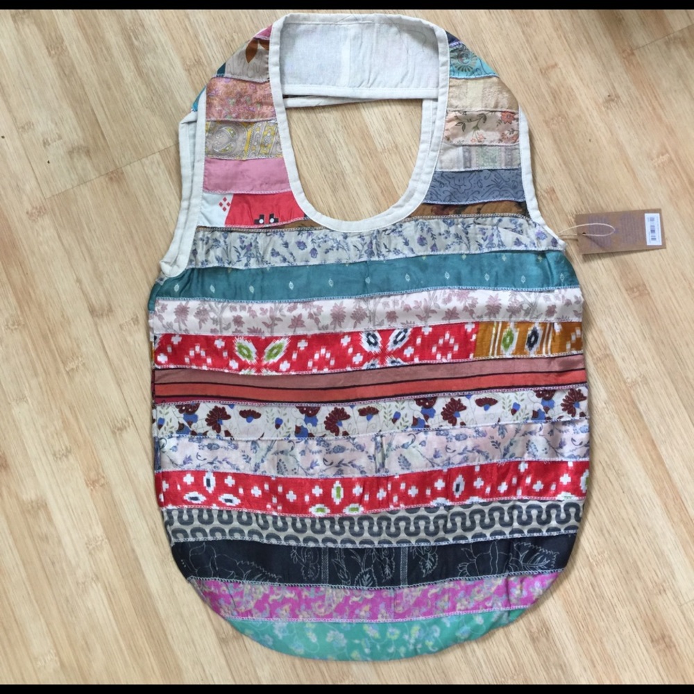 Upcycled Sari Bag from India - One of a Kind - #23