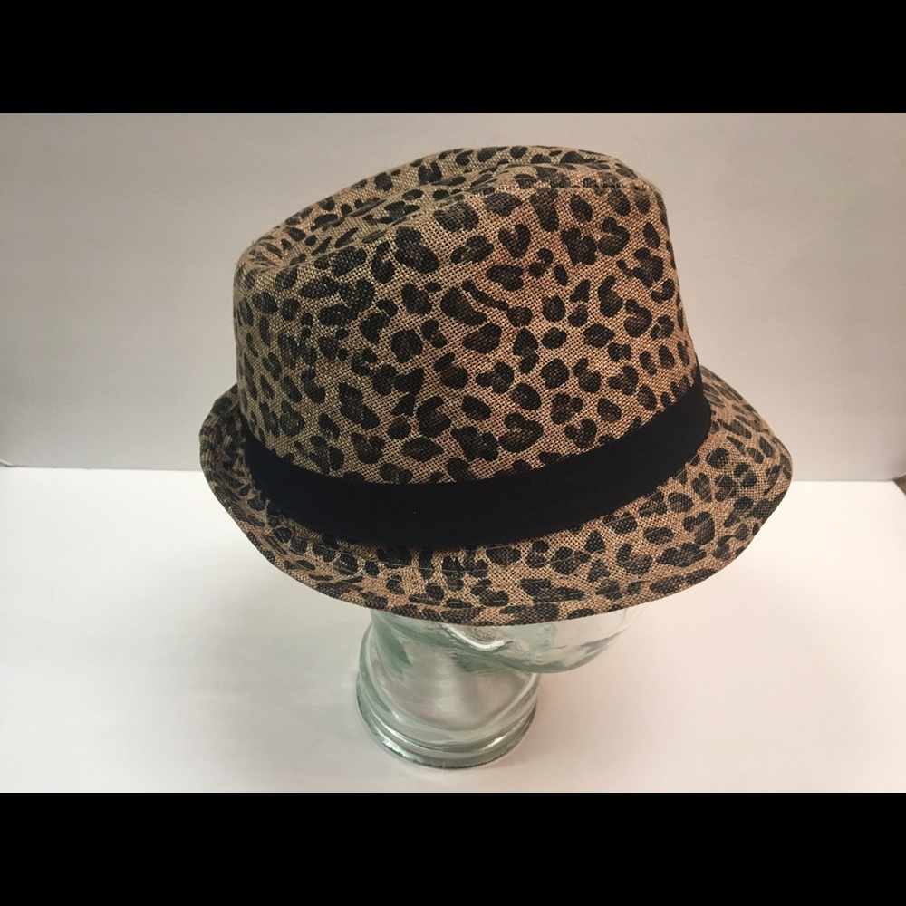rue21 Fedora Leopard Straw - Picture 3 of 8