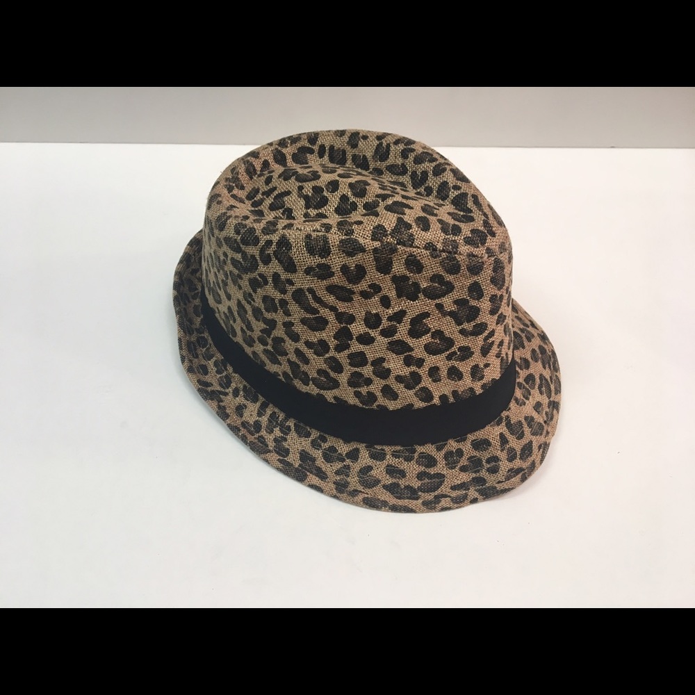 rue21 Fedora Leopard Straw - Picture 4 of 8
