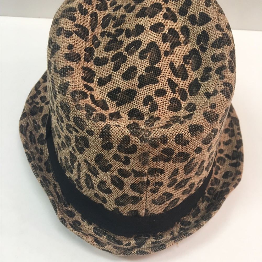 rue21 Fedora Leopard Straw - Picture 5 of 8