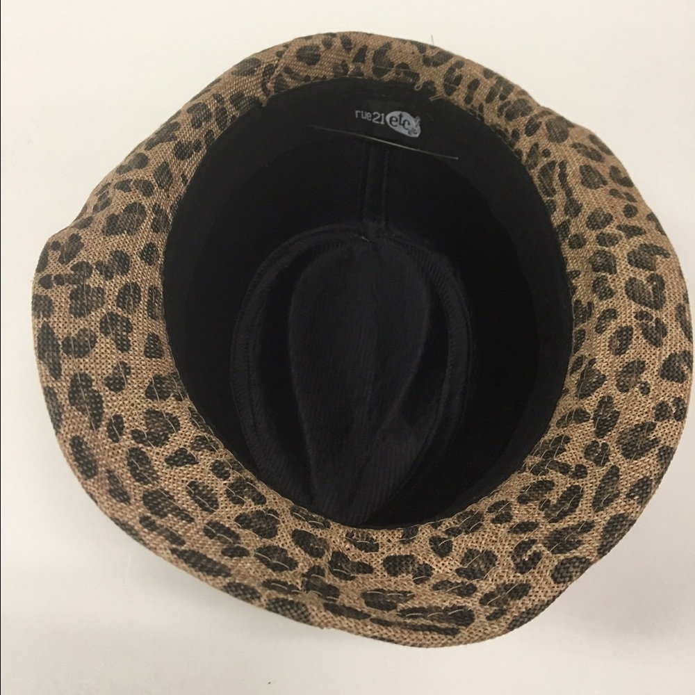 rue21 Fedora Leopard Straw - Picture 7 of 8