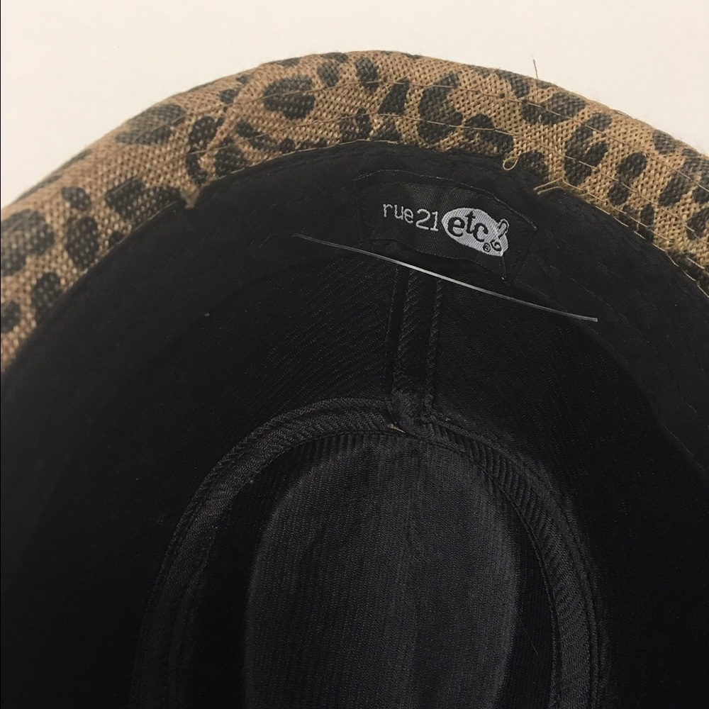 rue21 Fedora Leopard Straw - Picture 8 of 8