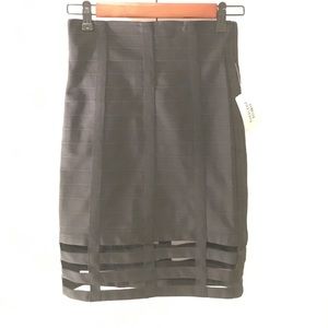 Black bandage skirt