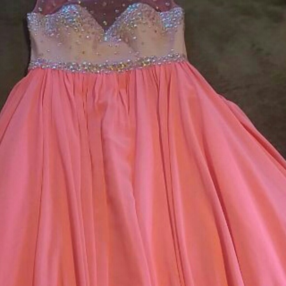 Prom dress size M. Only worn 1x - Picture 3 of 8