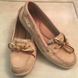 Sperry Top-Sider- gold glittery
