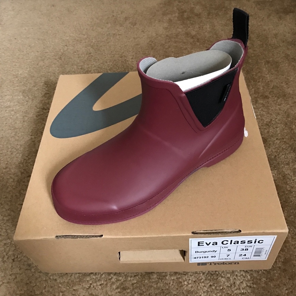 Brand new Tretorn rain booties