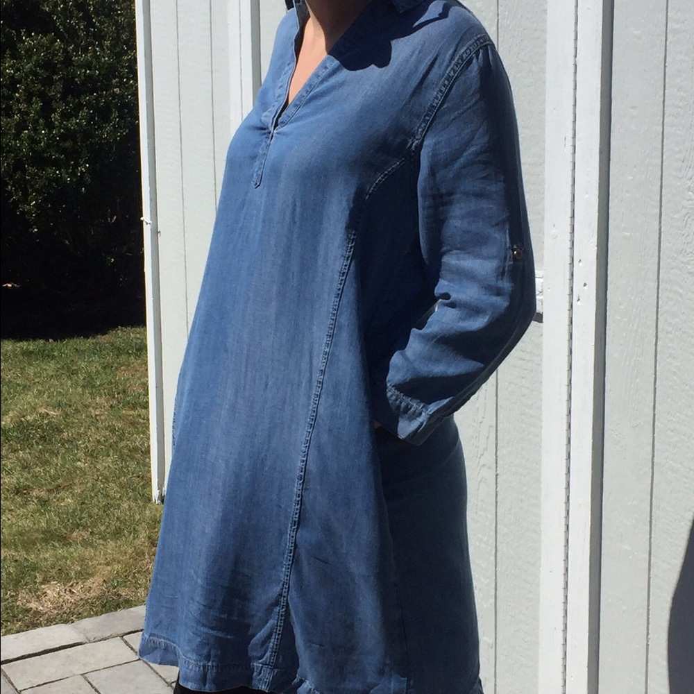 NWT Chambray Dress - Picture 3 of 4