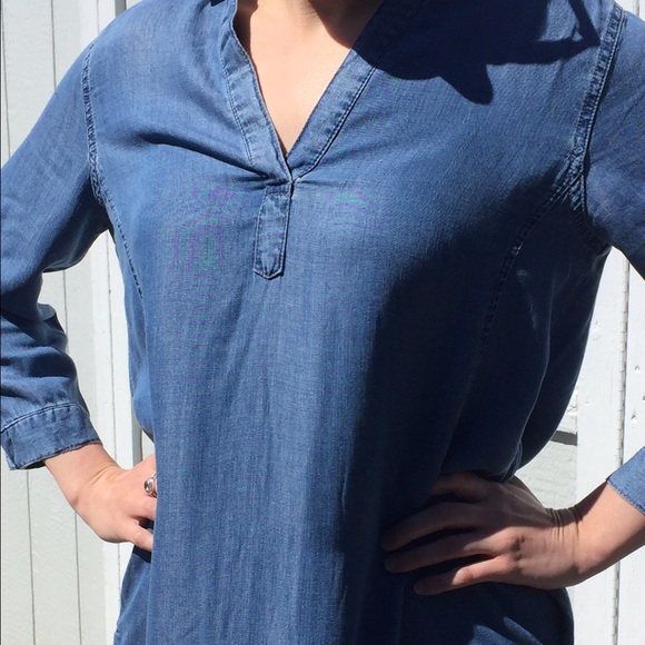 NWT Chambray Dress - Picture 2 of 4