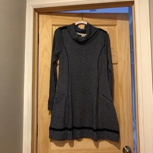 Long striped sweater