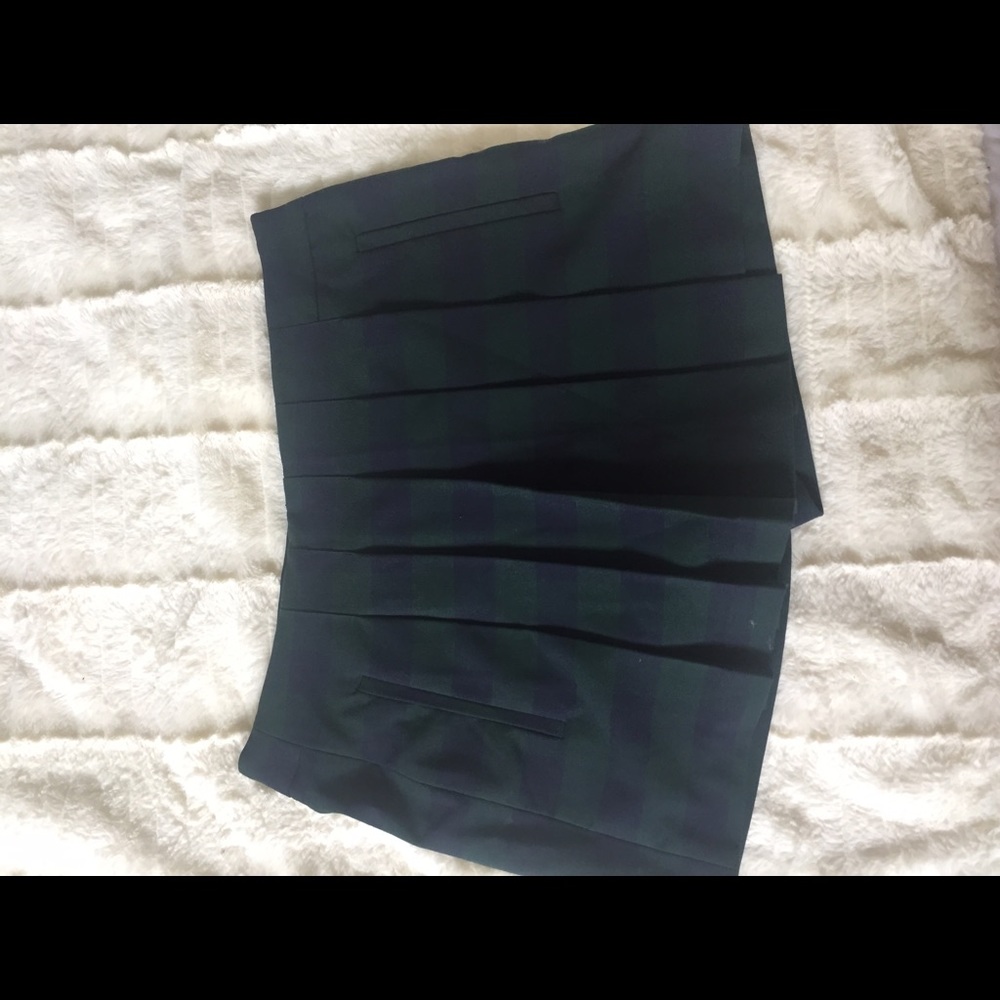 Zara plaid skort