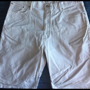 White Levi's Shorts