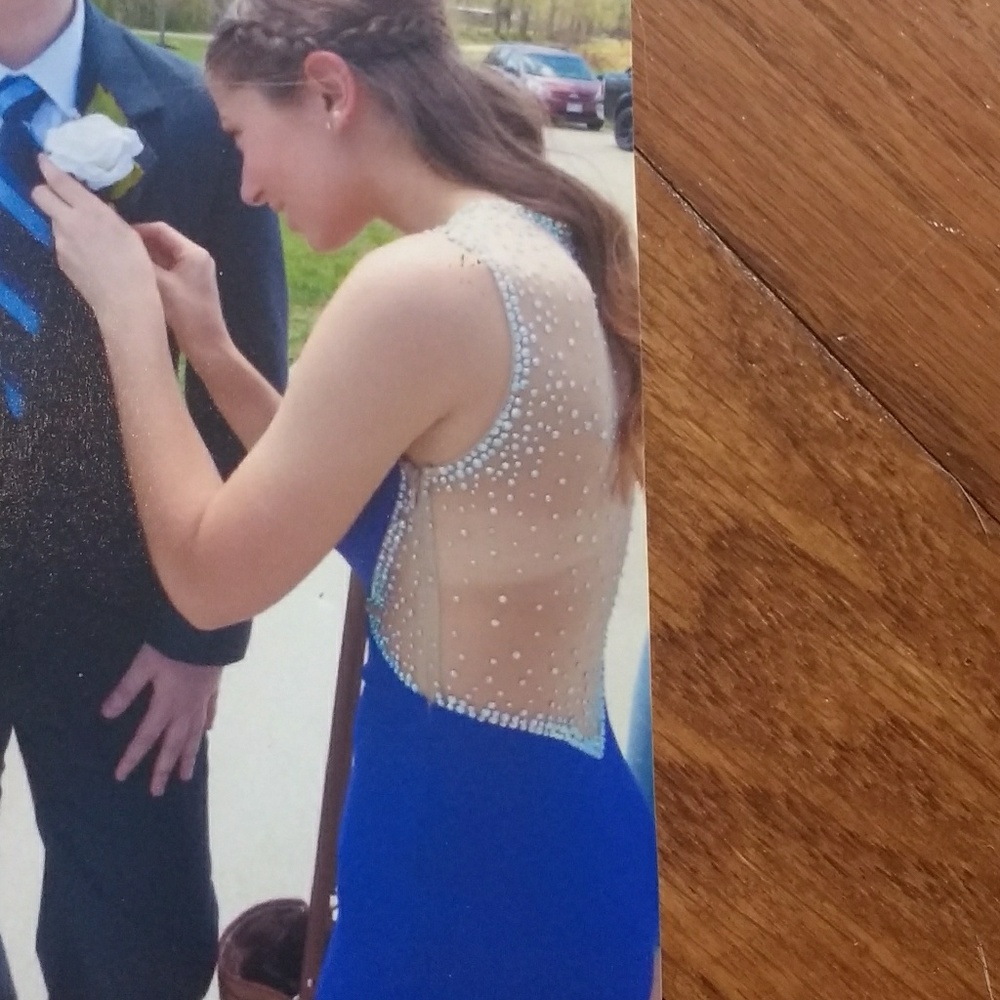Blue Prom Dress - Picture 3 of 3