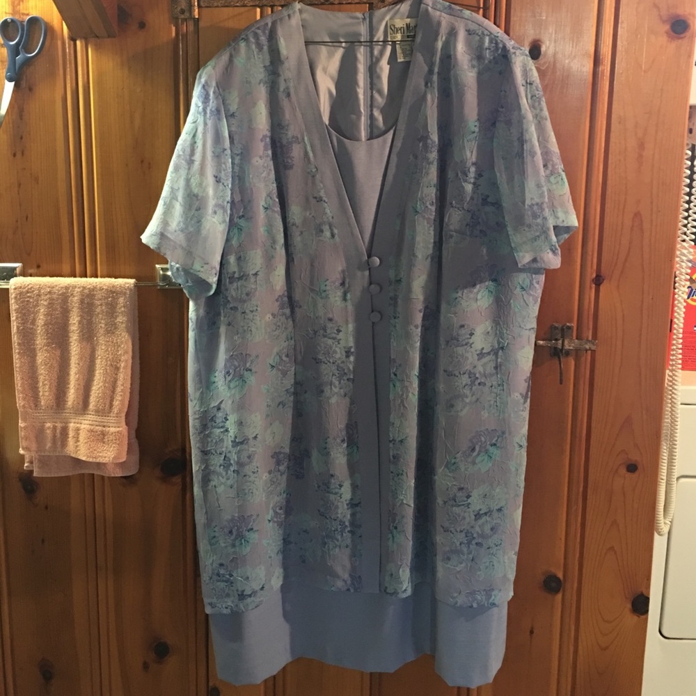 Dress w/ faux jacket
