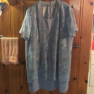 Dress w/ faux jacket