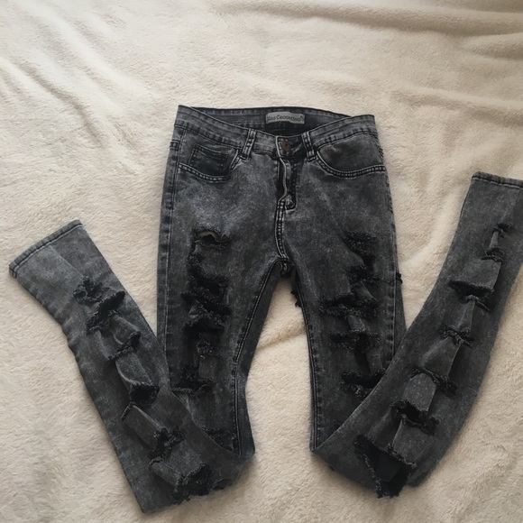 Jeggings and sweatshirt bundle - Picture 2 of 4