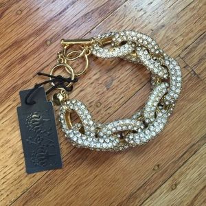 Pave chain link bracelet. New with tags.