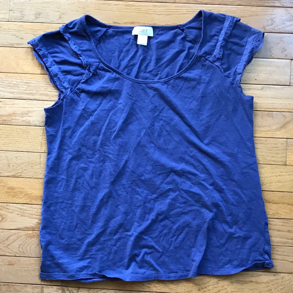 Loft blue/purple fashion tee