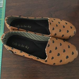 Heart print shoes - Loly in the sky