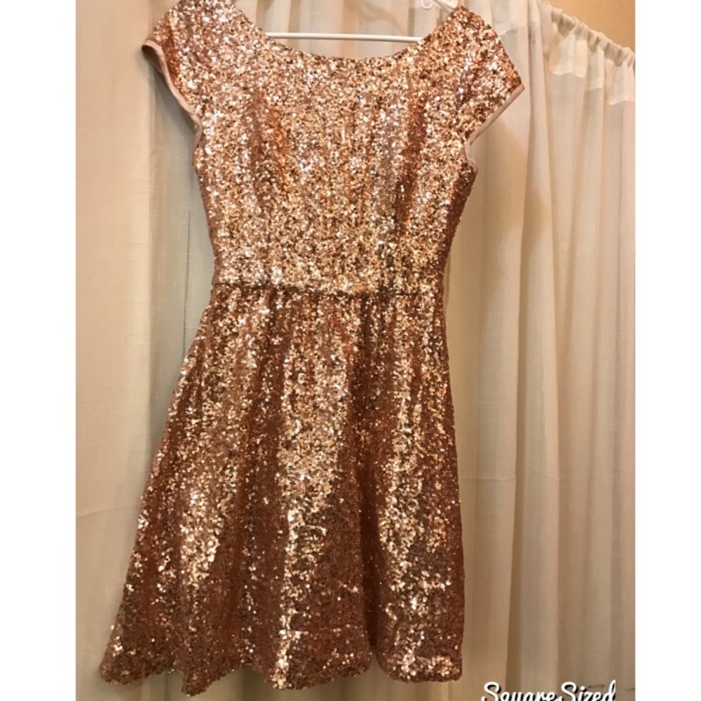 Sequin homecoming/prom dress