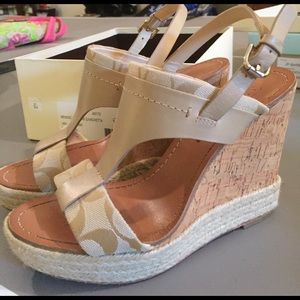 Coach wedges
