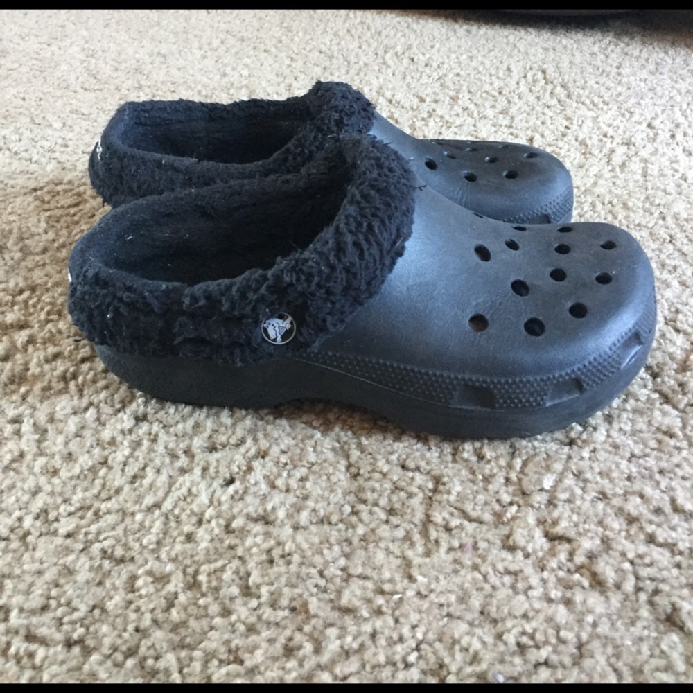 Winter Crocs Black