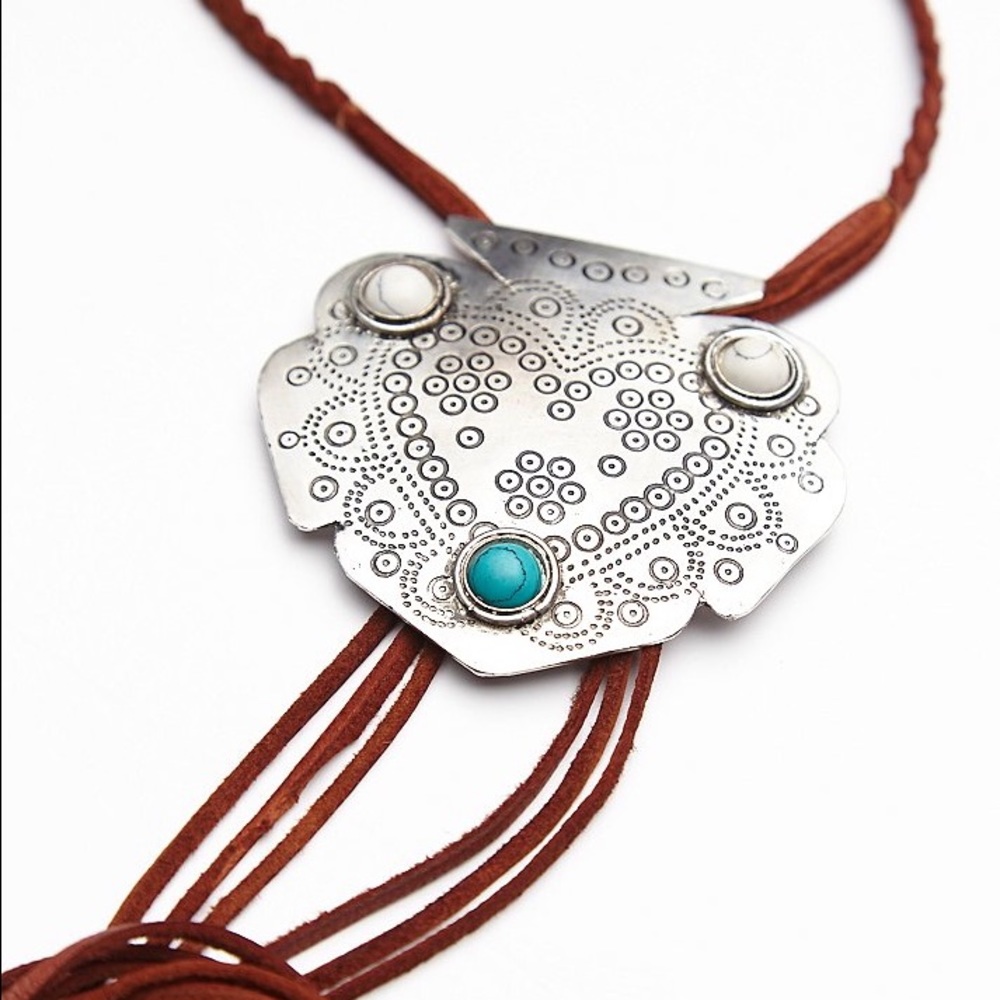 Free People Montana bolo leather necklace - Picture 2 of 4