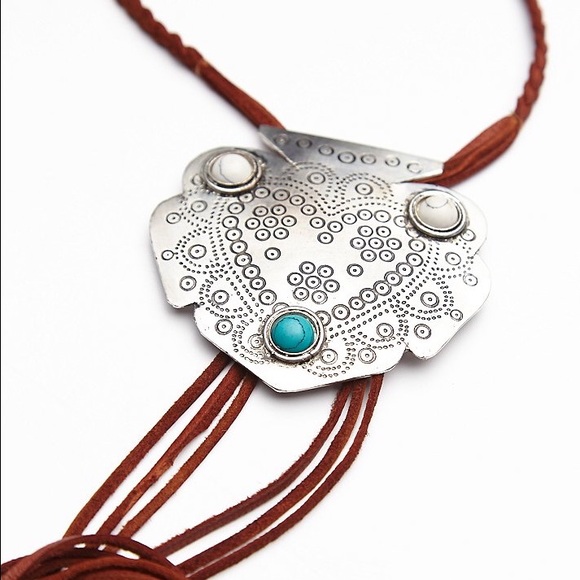 Free People Montana bolo leather necklace - Picture 2 of 4