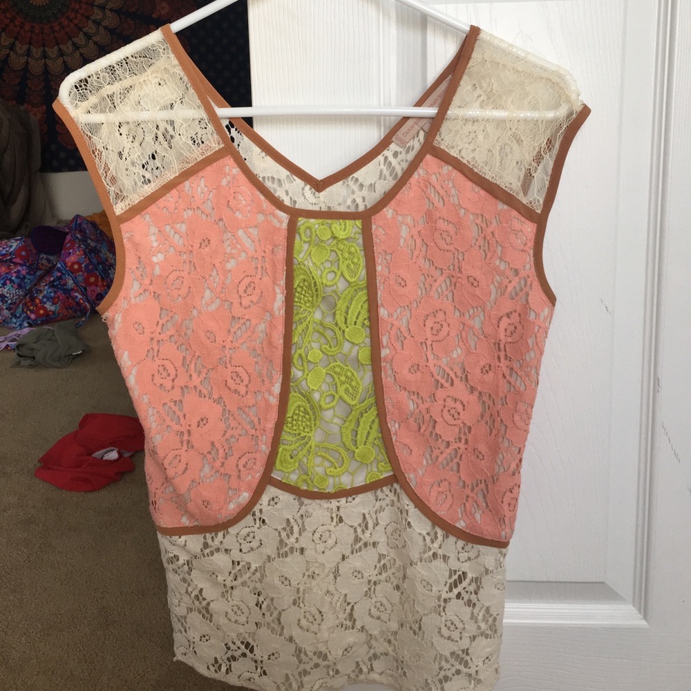 Anthropologie lace top