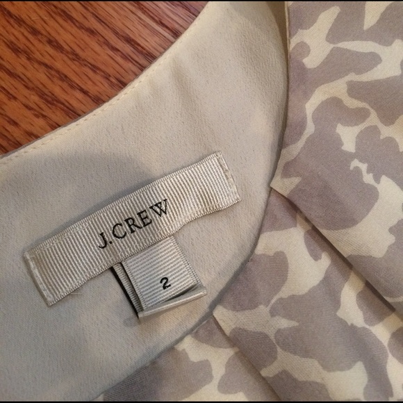 J.Crew Leopard Print Silk Blouse - Picture 3 of 9
