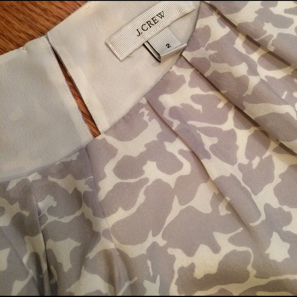 J.Crew Leopard Print Silk Blouse - Picture 7 of 9