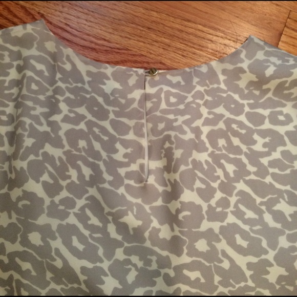 J.Crew Leopard Print Silk Blouse - Picture 8 of 9