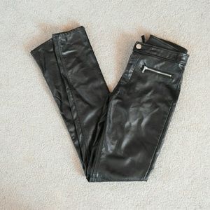 H&M Faux Leather Pants