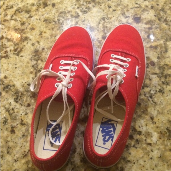 Red Authentic Vans - Picture 3 of 3