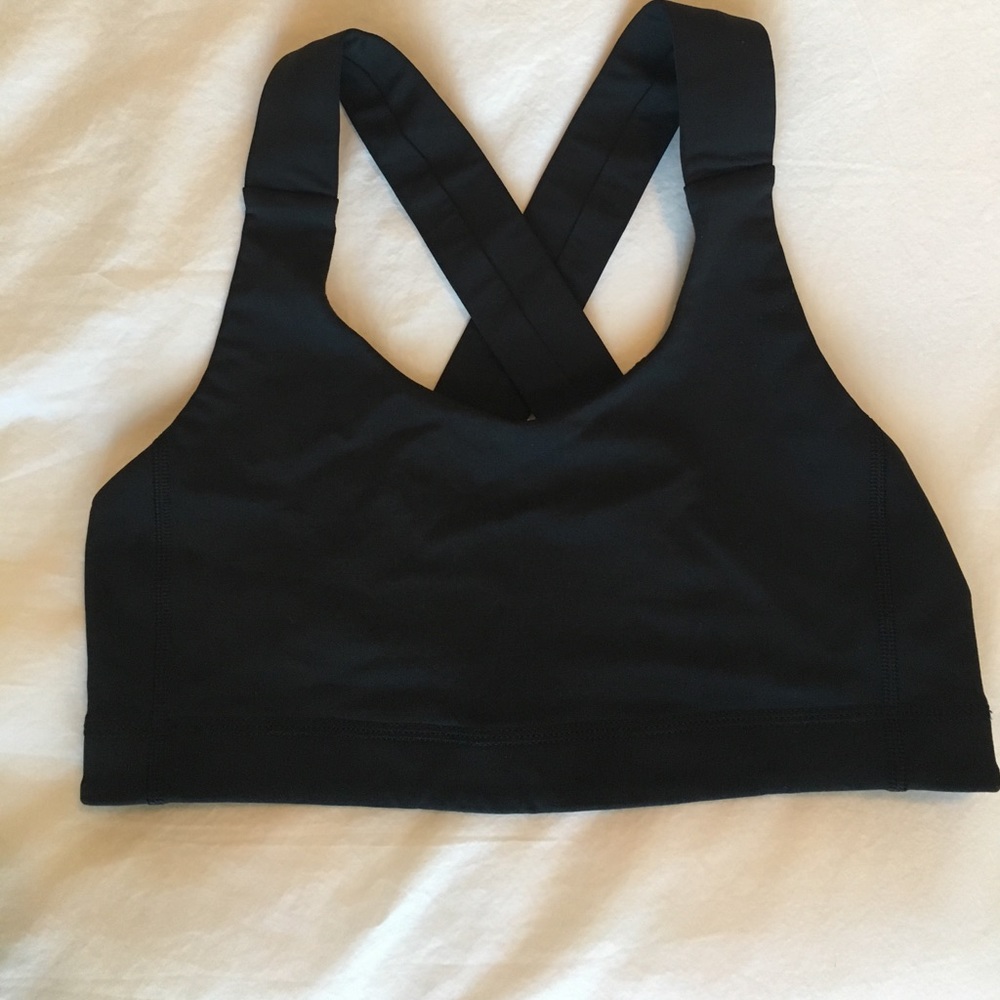 Lululemon All Sport Bra - Size 8, Black