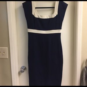 Diane von Furstenberg New Domina Navy Dress