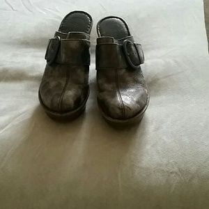 Born Leather Clogs