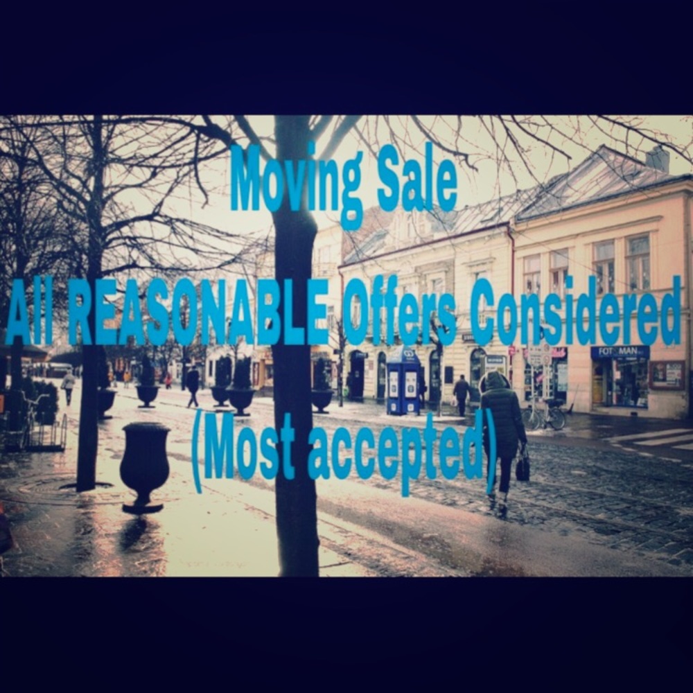 MOVING SALE. EVERYTHING MUST GO
