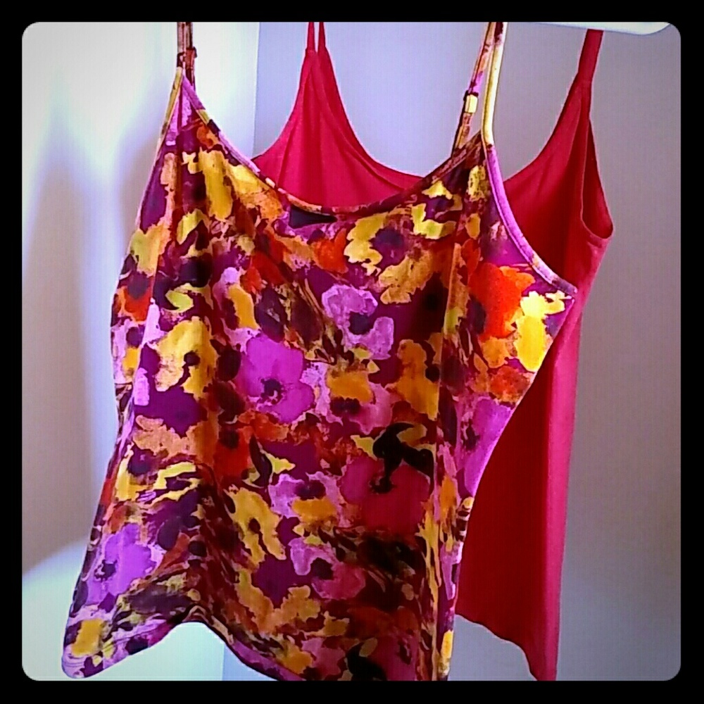 Pair of tank tops - Summer colors